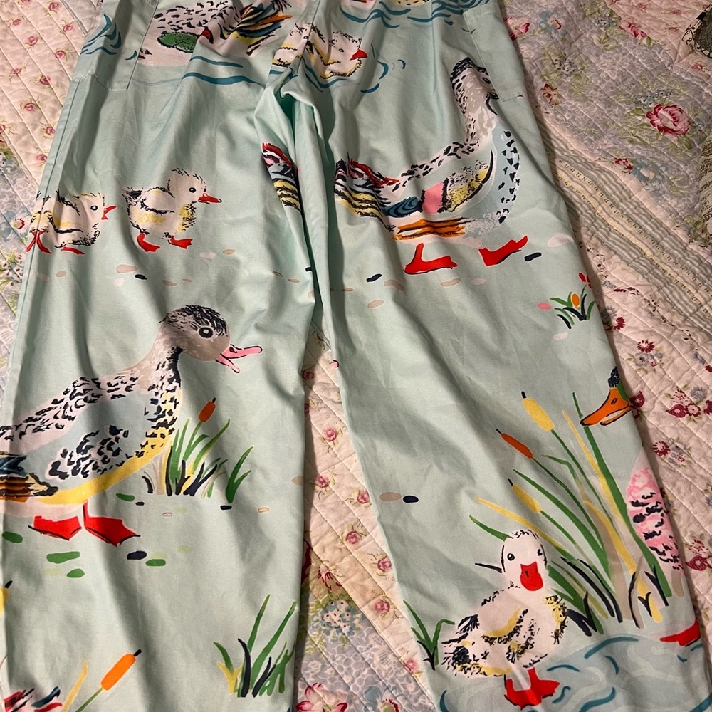 Colorful Duck Print Lounging Pants - Picture 5 of 9